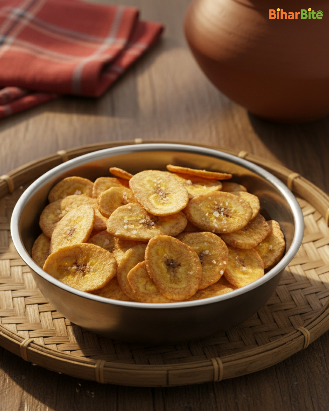 Desi Namkeen Style Banana Chips